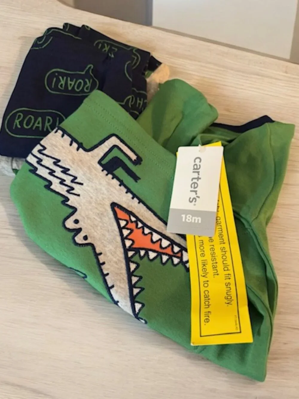 Carter's ALLIGATOR 4 Pc PJ Set NEW